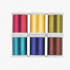 Summer Breeze Kimono Silk Quilting Thread - 220 Yard Spool, 6-Pack