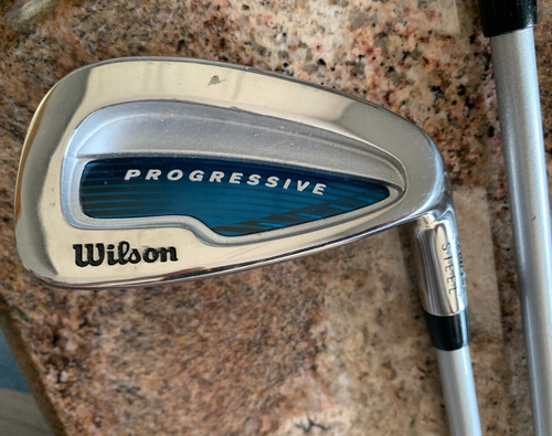 Wilson Progressive Men's Flex Stainless Steel Golf Clubs 7, 8, 9 & Pitching Wedg - Picture 7 of 7