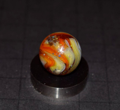 Choice Pick JABO/DAS Splattered Swirl Toy Marble Size .718''=23/32''=18mm