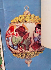Holiday Industries JOY TO THE WORLD Angel Vtg Sequin Bead Christmas Ornament Kit