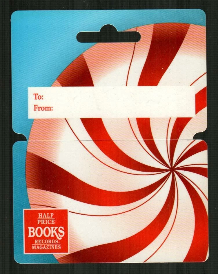 HALF PRICE BOOKS Holiday Mint 2010 Gift Card 0