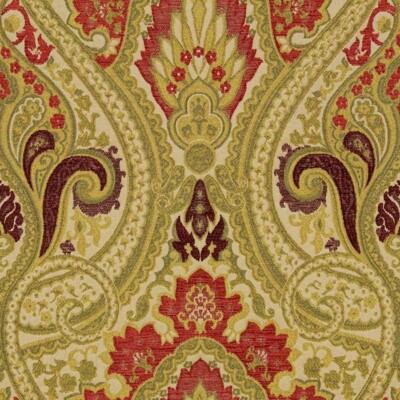 Jim Dickens Olympos Persia Cranberry FR Webvorhang Polster 16,8 Meter Rolle
