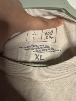Cactus Jack x WWE - “I AM THE GAME” HHH - Travis Scott Shirt Sz XL