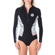 Rip Curl Womens 4 G Bomb SPRING HI CUT Wetsuit Springsuit - WSP7LW Black Rrp 210