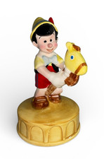 OBO ❤️💛 WALT DISNEY SCHMIDT HAND-PAINTED PINOCCHIO STATUE with COLORFUL DETAILS