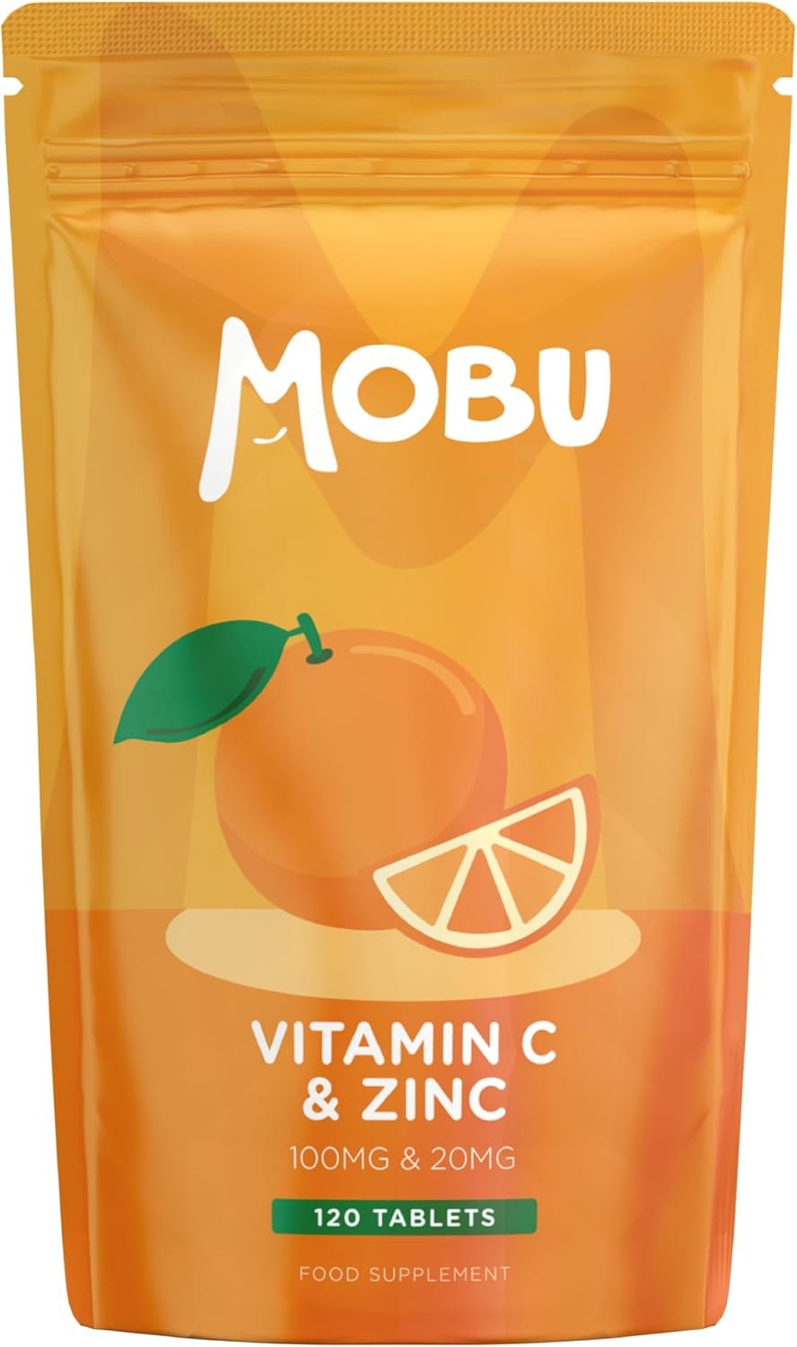 Vitamin C 100mg & Zinc 20mg 120 Tablets | High Strength Immune Support | Vegan - Image 3