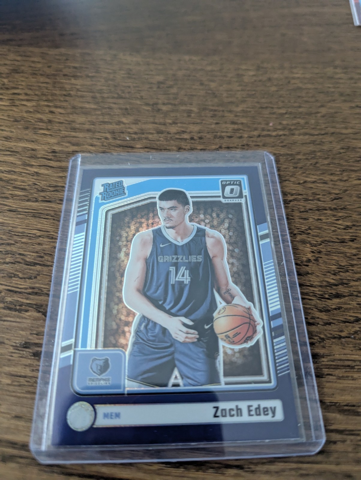 2024-25 Panini Donruss Optic - Zach Edey Rated Rookie Purple #288 Grizzlies