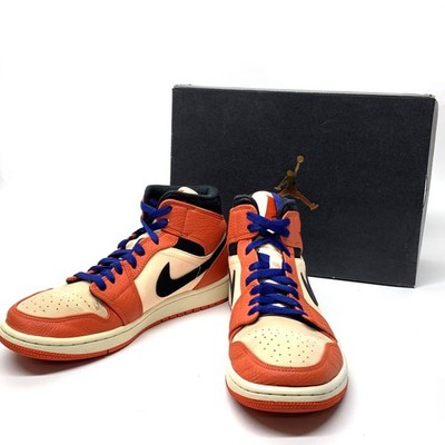 Nike Air Jordan 1 Mid Team Orange Black 852542-800 #S403061 | eBay