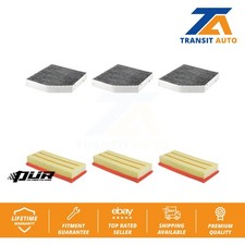 Air Cabin Filters (6 Total) Kit For Mercedes-Benz GLC63 AMG S C63 Five-Sided