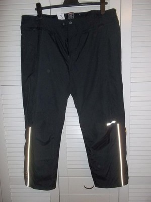Motorradhose POLO Gr. 4XL, kurz (Bauch 115 - 130 cm), schwarz - neuwertig