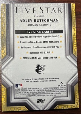 Adley Rutschman 2023 Topps Five Star | eBay