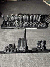 Sears Craftsman USA 27pc Socket Extension Adapter U Joint Lot All USA some Etche