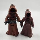 Vintage 1996 Kenner Star Wars Power of the Force Jawa Action Figures Blaster