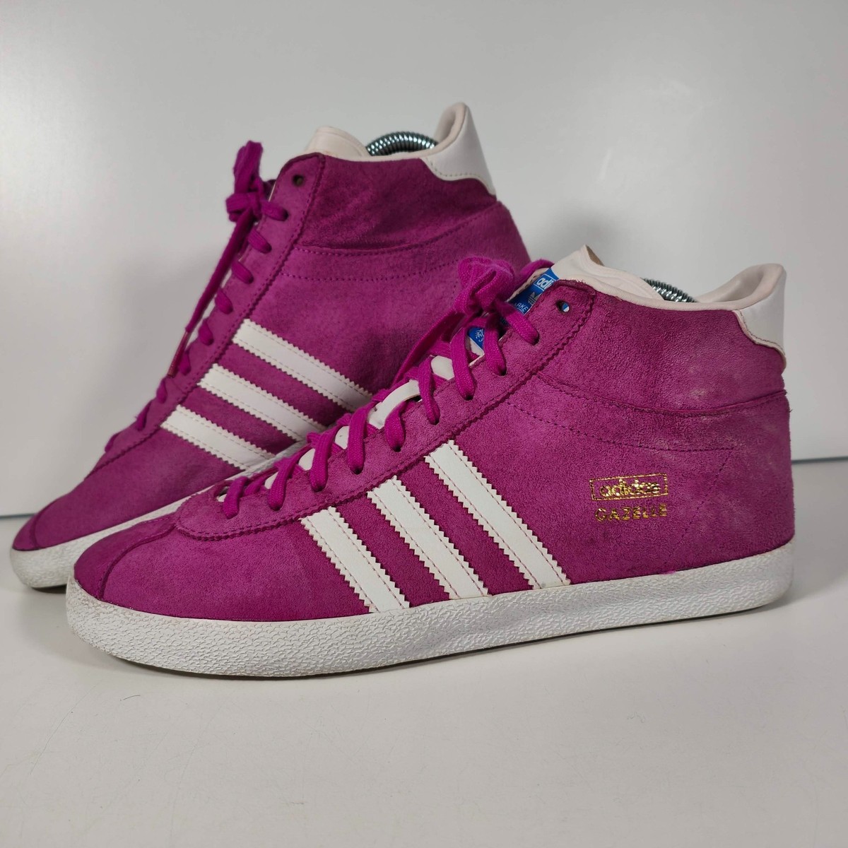 Adidas Gazelle OG Mid EF W M22797 Vivid Pink White Metallic
