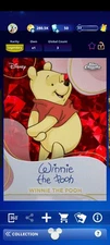 Winnie the Pooh - Signature #/5 - Topps Collect - Chrome Sapphire- Digital Card