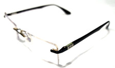 Ray Ban Rb8720 1000 Lightforce Gunmetal Rectangle Rimless Eyeglasses 56-17 145 Ray Ban Rb8720 1000 Lightforce Gunmetal Rectangle Rimless Eyeglasses 56-17 145