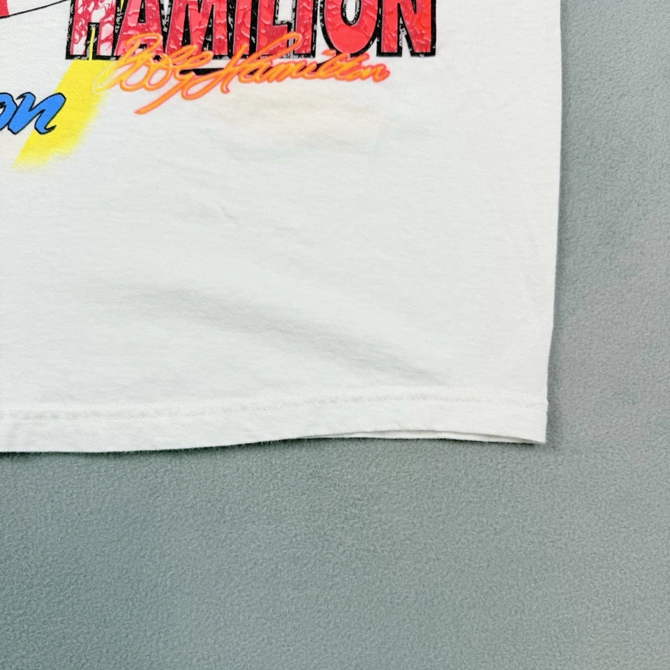 Vtg Bobby Hamilton Graphic T-Shirt Men’s XL White Petty STP A Winning Tradition - Image 2 of 4