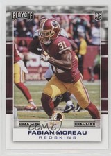 2017 Panini Playoff Rookies Goal Line Fabian Moreau #281 0m0