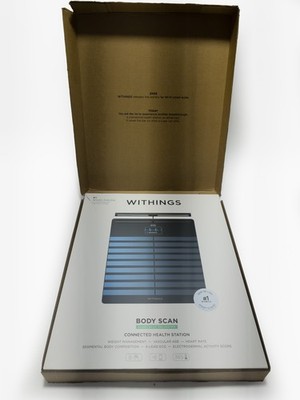 Withings Body Scan WiFi Smart Scale Segmental Body Composition Analysis - Black