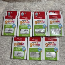 Lot of 7 Playtex Carbon Filter Refill for Diaper Genie 4 Filters Per Box  28