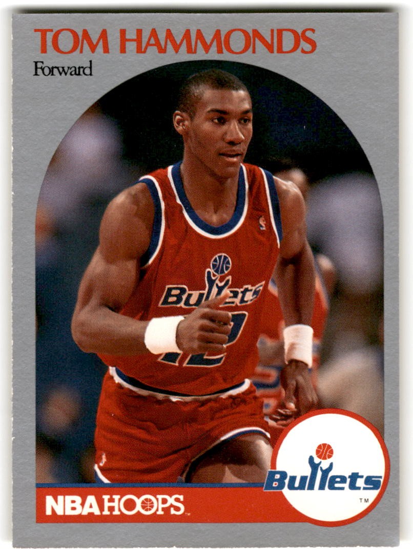 1990-91 Hoops #298a Tom Hammonds