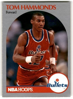 1990-91 Hoops #298a Tom Hammonds