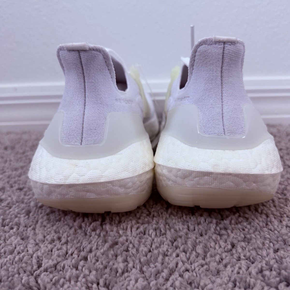Nwt Adidas Ultraboost 21 triple white FY0379 running shoes Adidas Ultraboost 21 Running Shoes Triple | Mercari main image 2