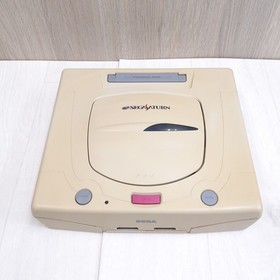 Sega Saturn Console bundle with 2 controllers, 9 games & cables Japan White
