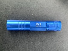 Mini latarka aluminiowa EDC LED niebieska franciszka CE