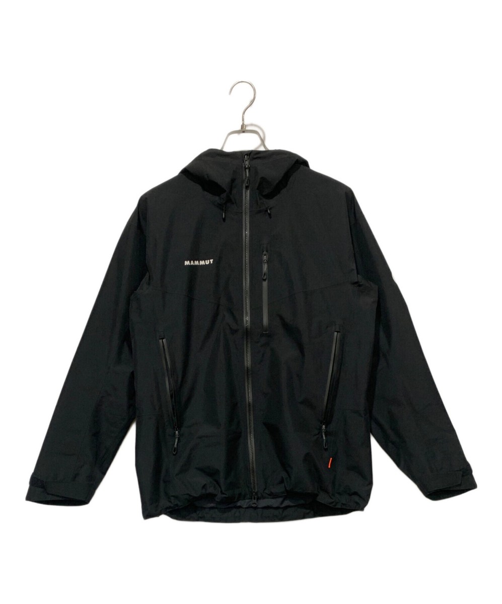 MAMMUT Ayako Pro Hardshell Hooded Jacket Size: L Black Men 1010 