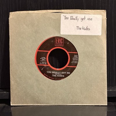 THE KINKS You Really Got Me / A Well Respected Man 1982 Eric 7  45 RPM 243 EX