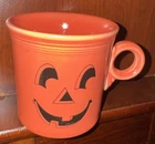 FiestaWare holiday persimmon Carson’s Pumpkin Mug Halloween  BonTon F-2