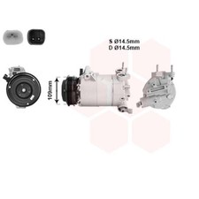 Kompressor Klimaanlage für Ford Focus II Turnier 1.6 Volvo C30 V50