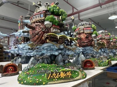 OPM Studios Howl's Moving Castle Figure Statue Resin Collectible Model Toy Gifts