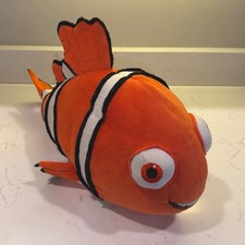 Disney Finding Nemo Plush 21  Stuffed Animal Clownfish Used Good Condition