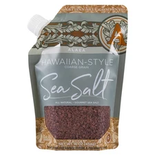 Alaea Red Hawaiian Sea Salt 16 Ounce Premium Culinary Salt Pour Spout Pouch
