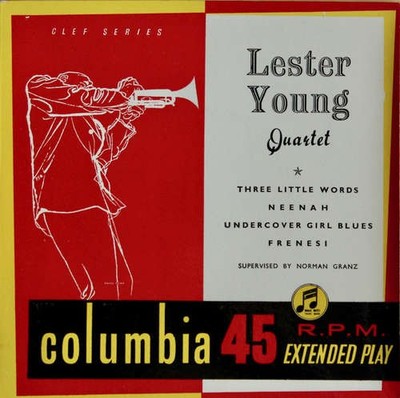 Lester Young Quartet - Lester Young Quartet 7'' EP Vinyl Jazz Swing 46231
