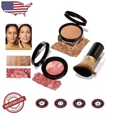 3pc Kit: Baked Foundation Golden Medium, Blush, Kabuki Brush