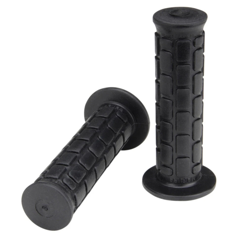 Juego de goma de mango Magura 250ksz 0720854 negro patrón de bloque 22/25 mm universal Foto 3 de 4