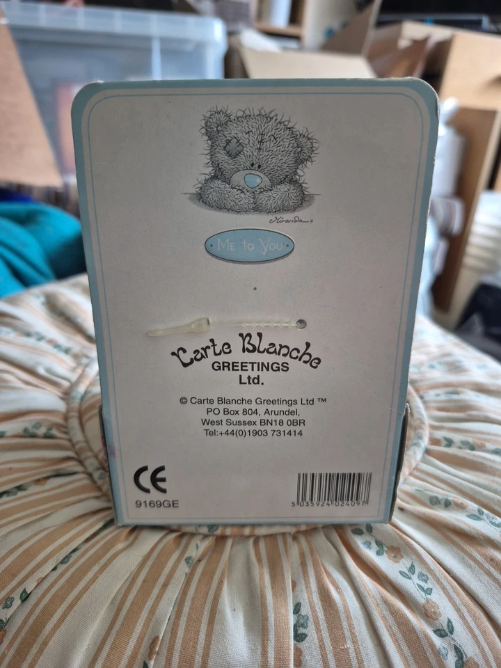 Carte Blanche Me to You Bear Tatty Teddy Plush Soft Toy Good Luck Horseshoe - Image 4 of 4