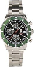 ELGIN Elgin Chronograph Diver's Watch FK1420S-GR Men's Green NEW 