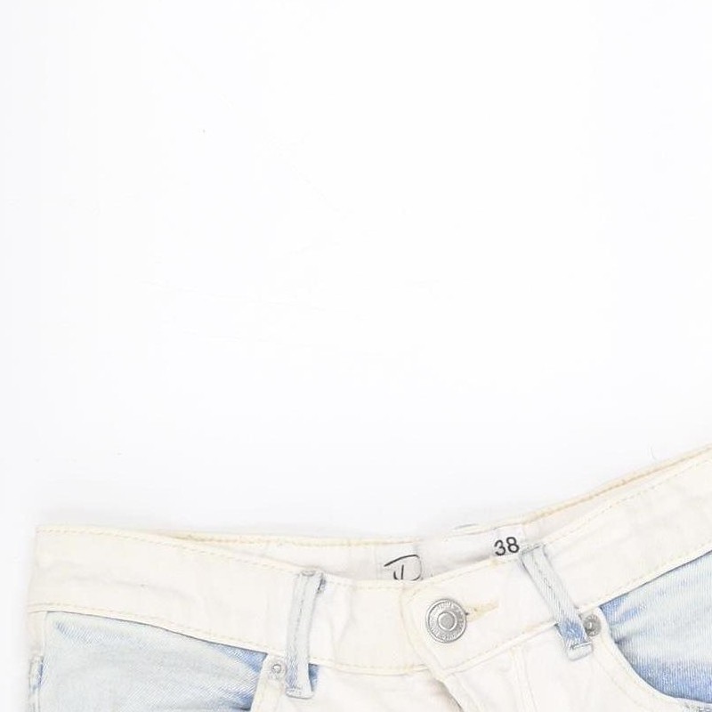 Stradivarius Women’s Multicoloured Patchwork Deni… - image 10