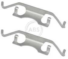 Rear Axle A.B.S. 1640Q accessory set, disc brake pad for Mercedes-Benz