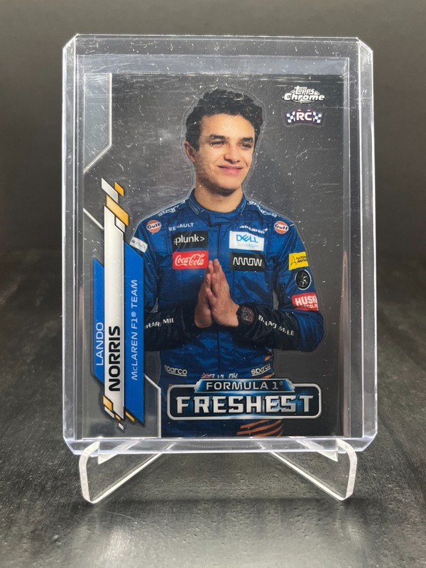 2020 Topps Chrome Formula 1 F1 Lando Norris RC Rookie Freshest #199 (A)
