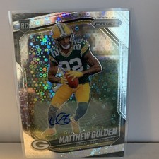2025 Panini Prizm - Rookies Matthew Golden #326 Auto No Huddle Disco