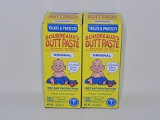 2 Pk Boudreaux Butt Paste Diaper Rash Ointment Tube 2 Oz Exp 12/2026