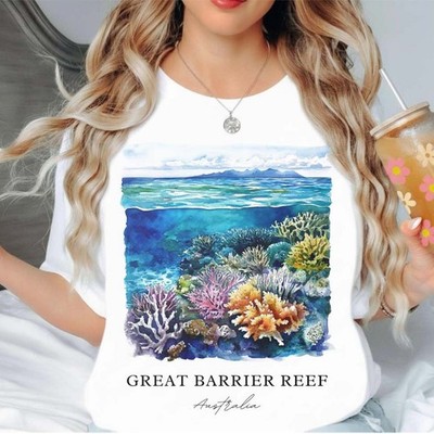 Great Barrier Reef Unisex Shirt Travel Gift Australia Trip Lover Souvenir Tee