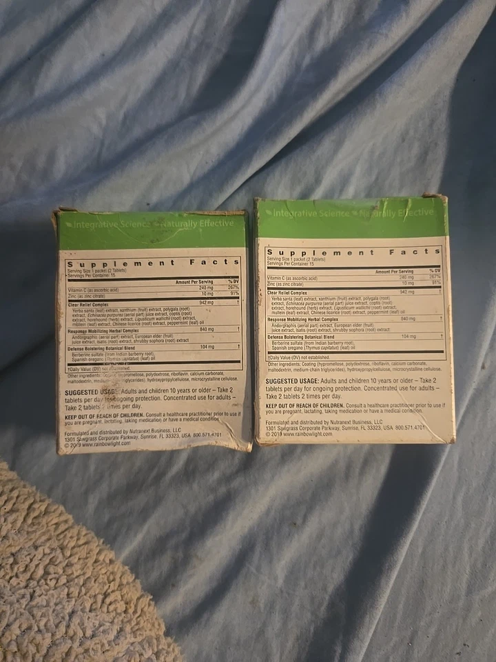 Paquete de 2 mezclas específicas Rainbow Light Counter Attack de 3 para apoyo inmunológico 30 pestañas Foto 3 de 4