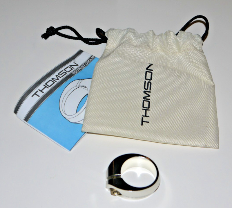 THOMSON SEATPOST COLLAR CLAMP - 29.8 mm - SILVER