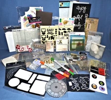 Scrapbooking & Card Making Supplies Rub Ons Stamps Brads Bling & More  Free Ship